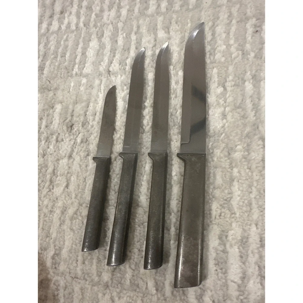 Set of 4 Stainless Steel Table Knives Utensils Kitchen‎ Dining Tools